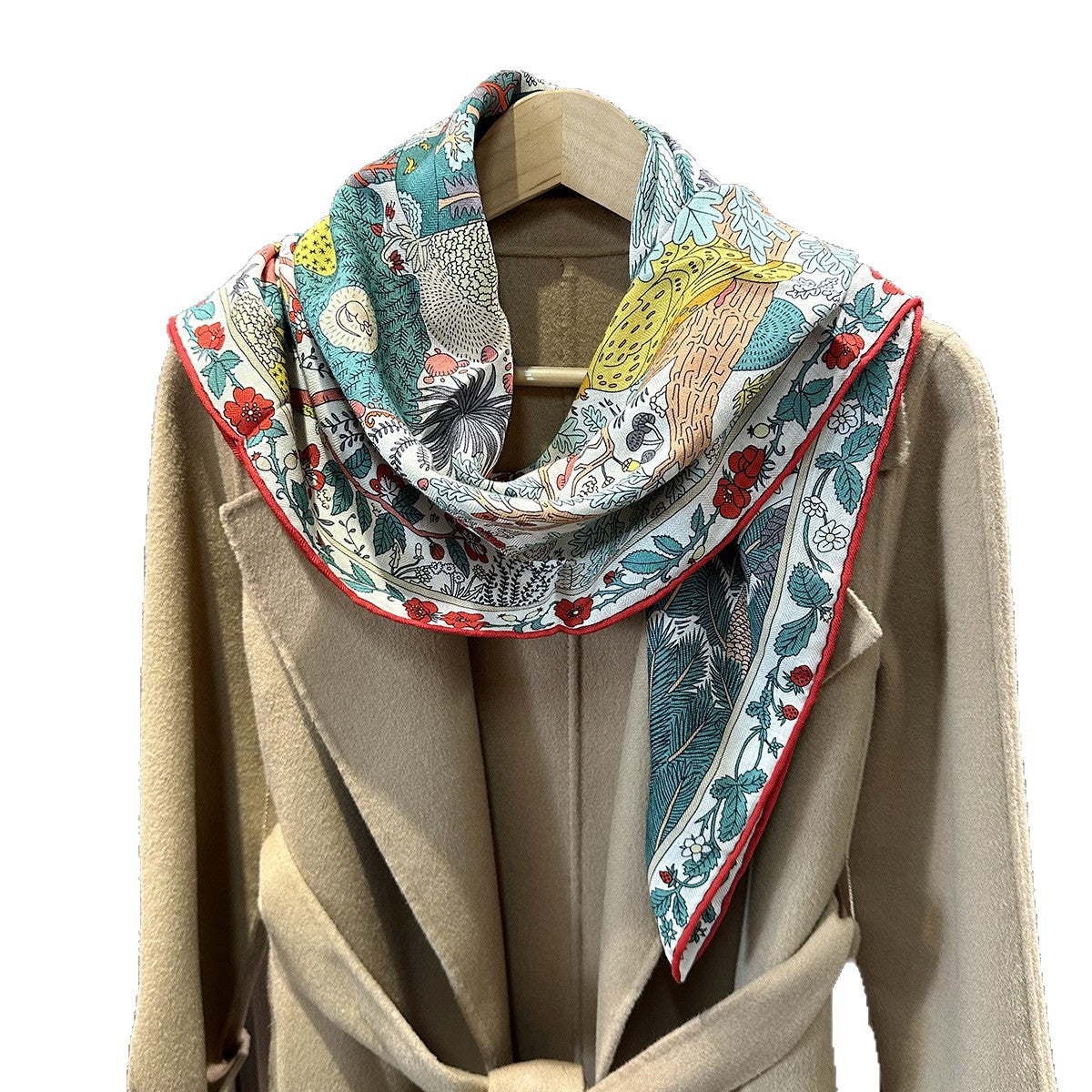 100% silk scarf for women 85*85