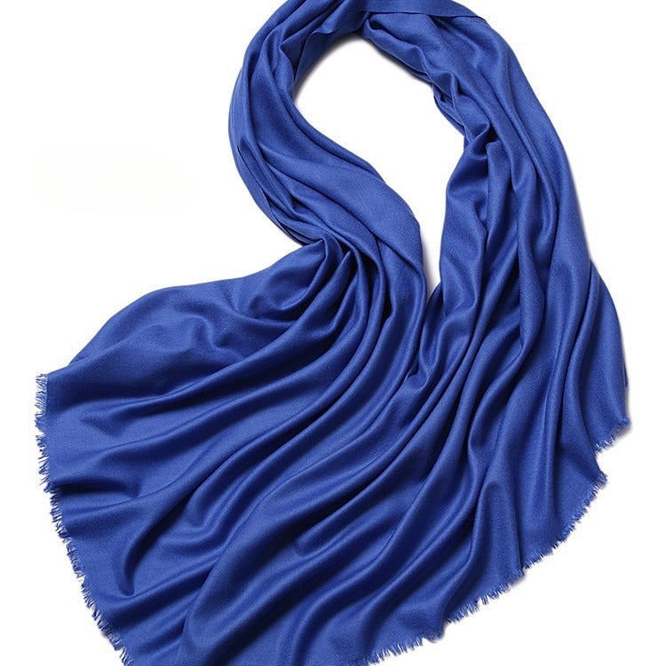 Cashmere, fine weave, delicate, long scarf, shawl scarf