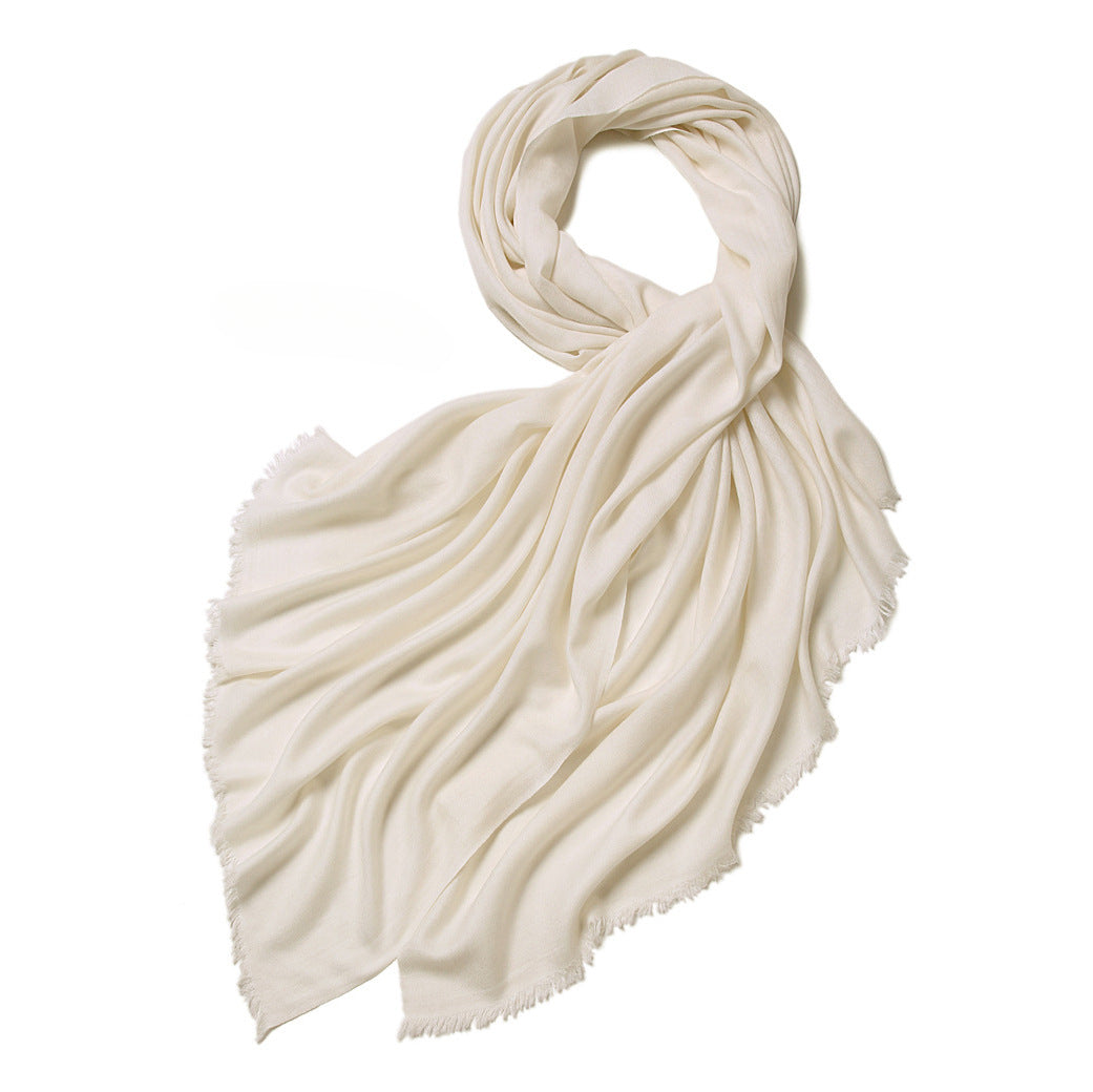 Cashmere, fine weave, delicate, long scarf, shawl scarf