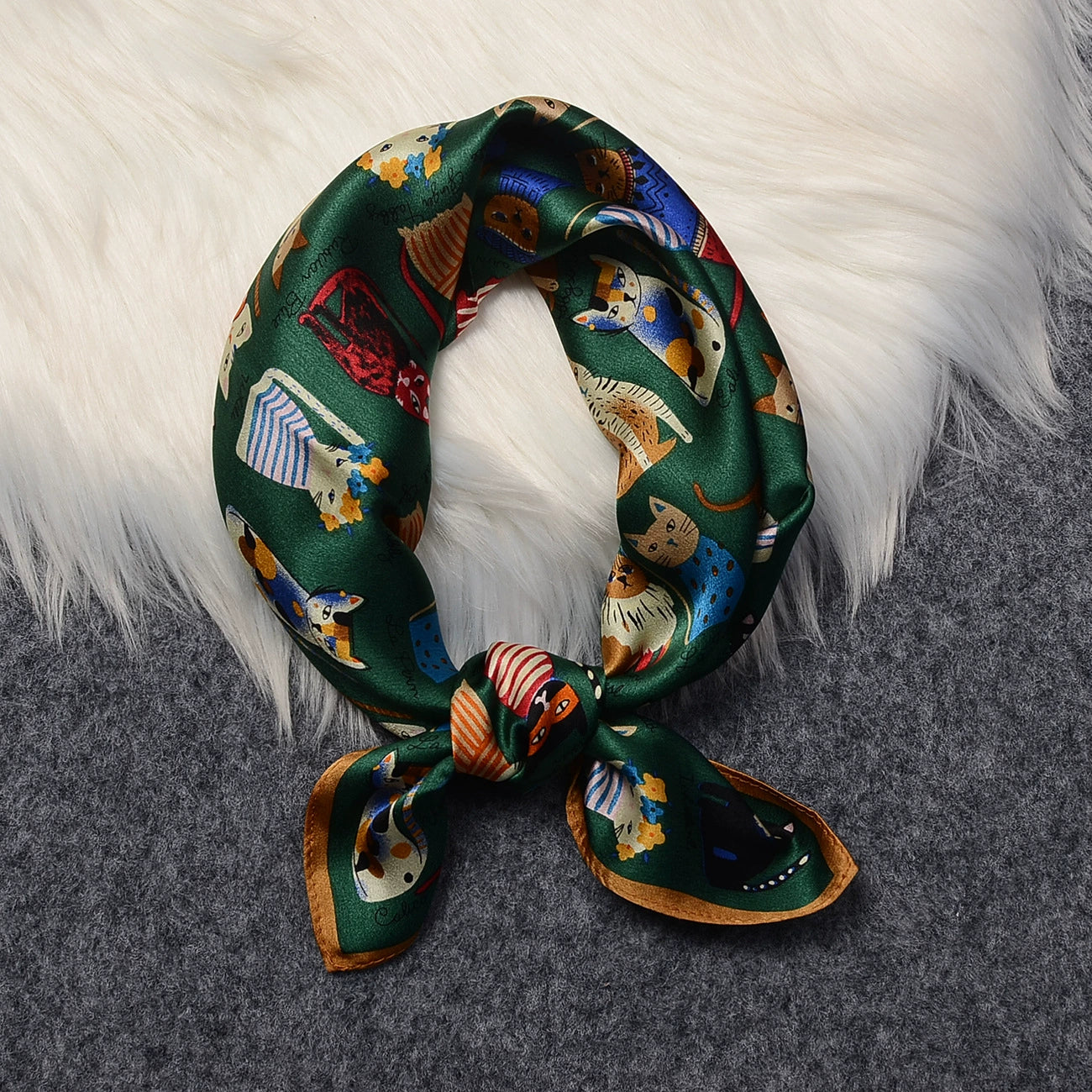 100% silk scarf for women