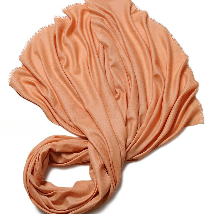 Cashmere, fine weave, delicate, long scarf, shawl scarf