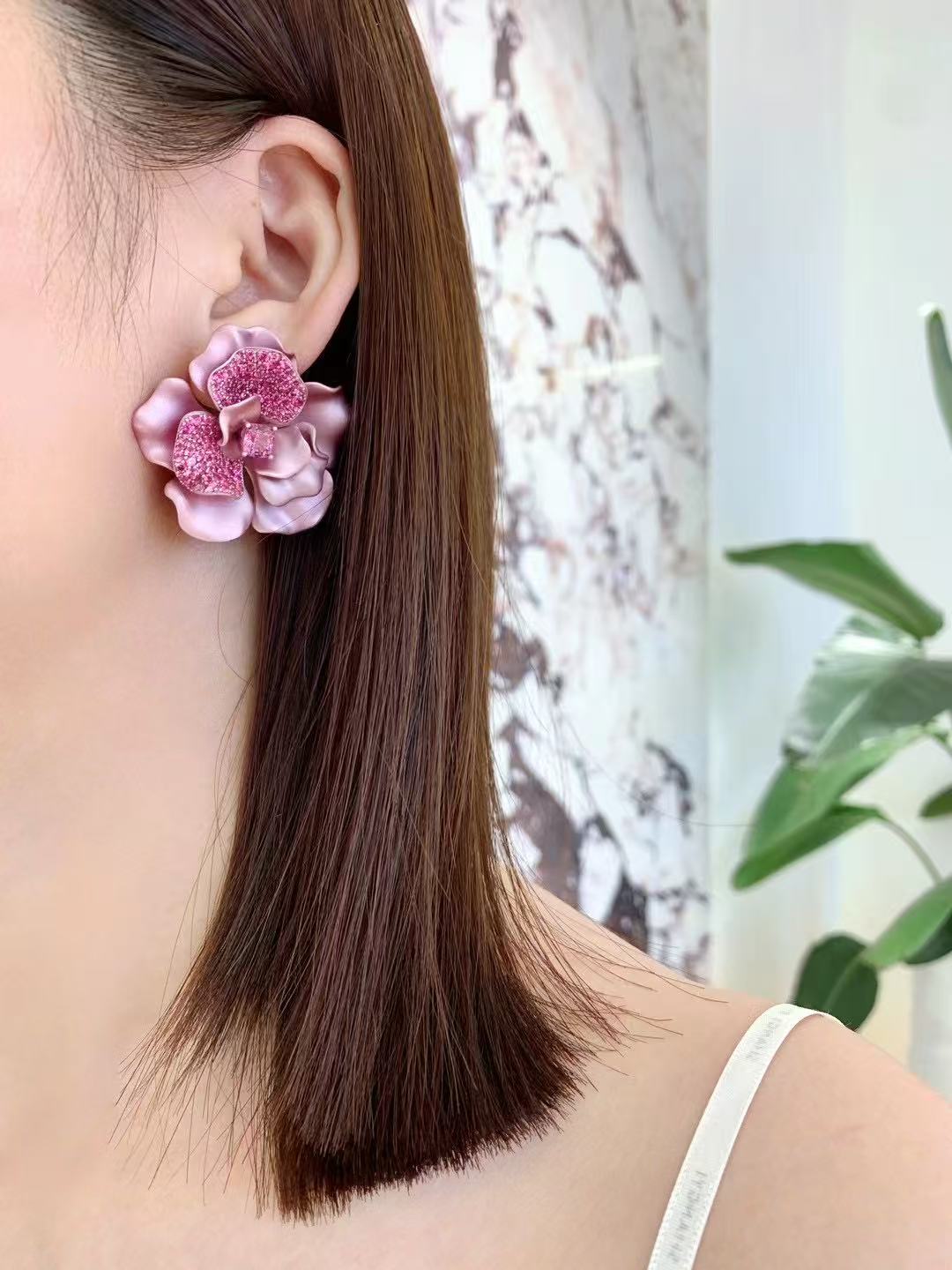 Jewelry aluminum Earrings set spinel Earrings