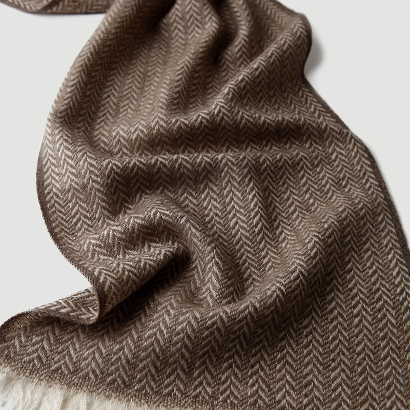 Short beard, cashmere scarf,women‘s and men's , couple style, autumn and winter, warm, scarf.