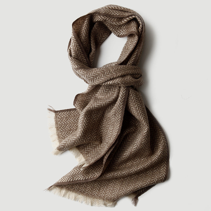 Short beard, cashmere scarf,women‘s and men's , couple style, autumn and winter, warm, scarf.