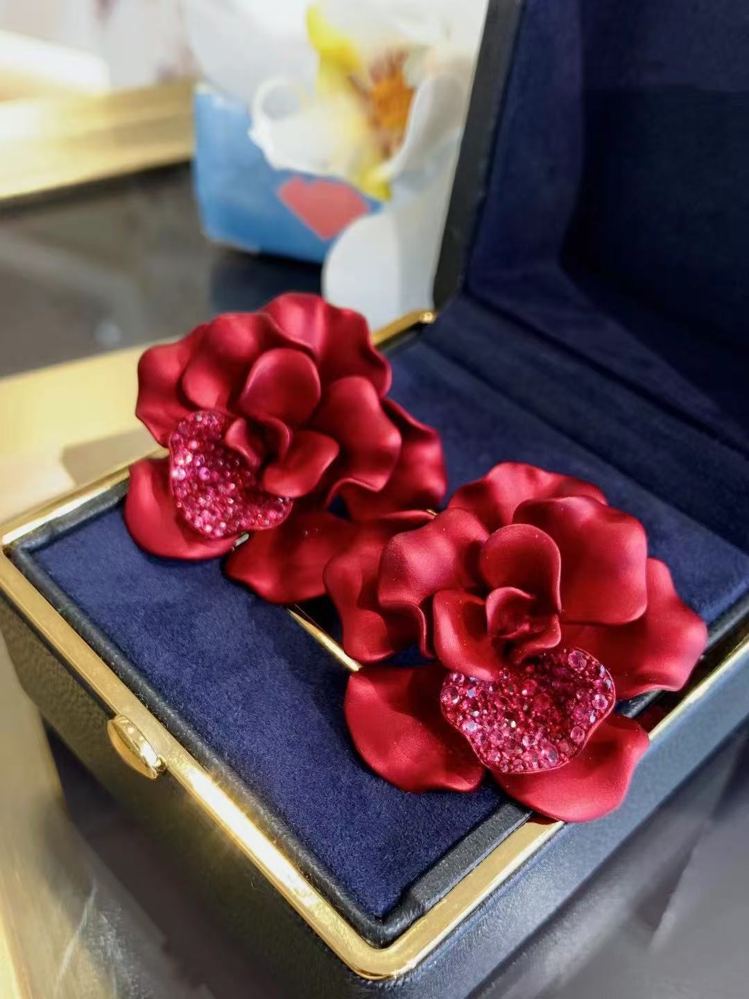 ewelry aluminum Earrings set spinel Earrings