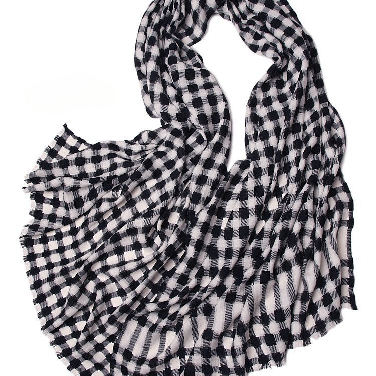 top  cashmere  pumped flowers, hollowed out, woven, fleece tip, blended, loose beard towel, elegant shawl