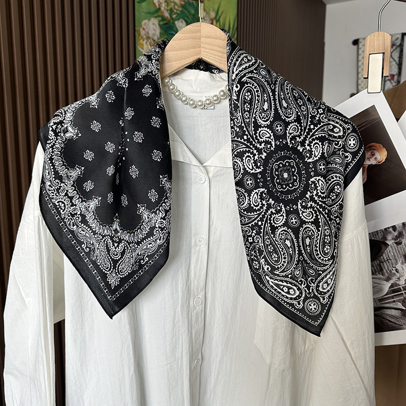 100% silk scarf for women 65*65