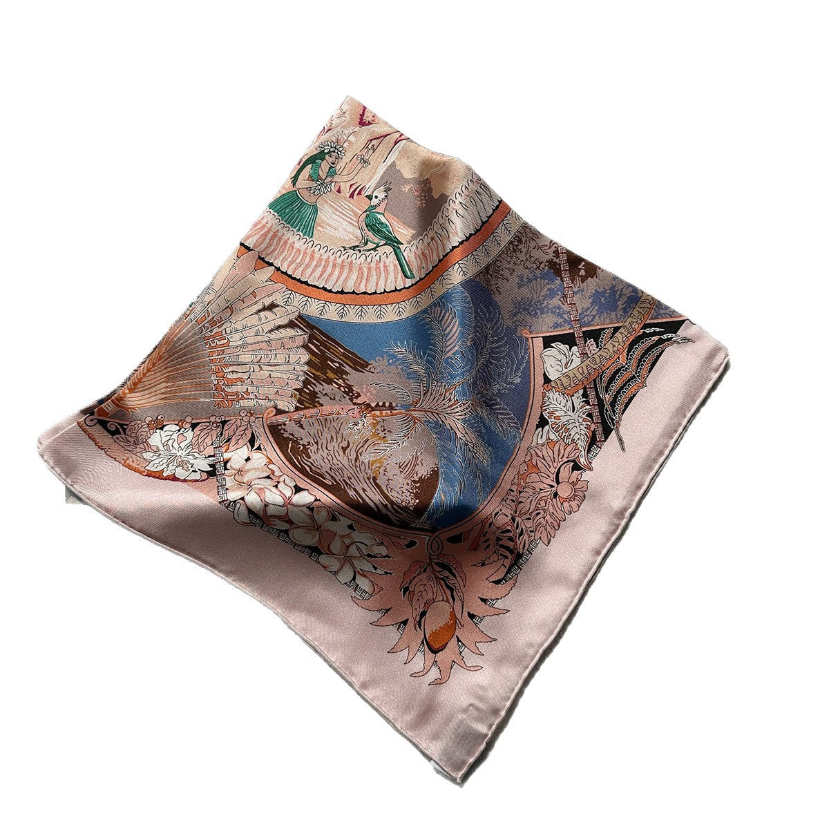 100% silk scarf for women in summer