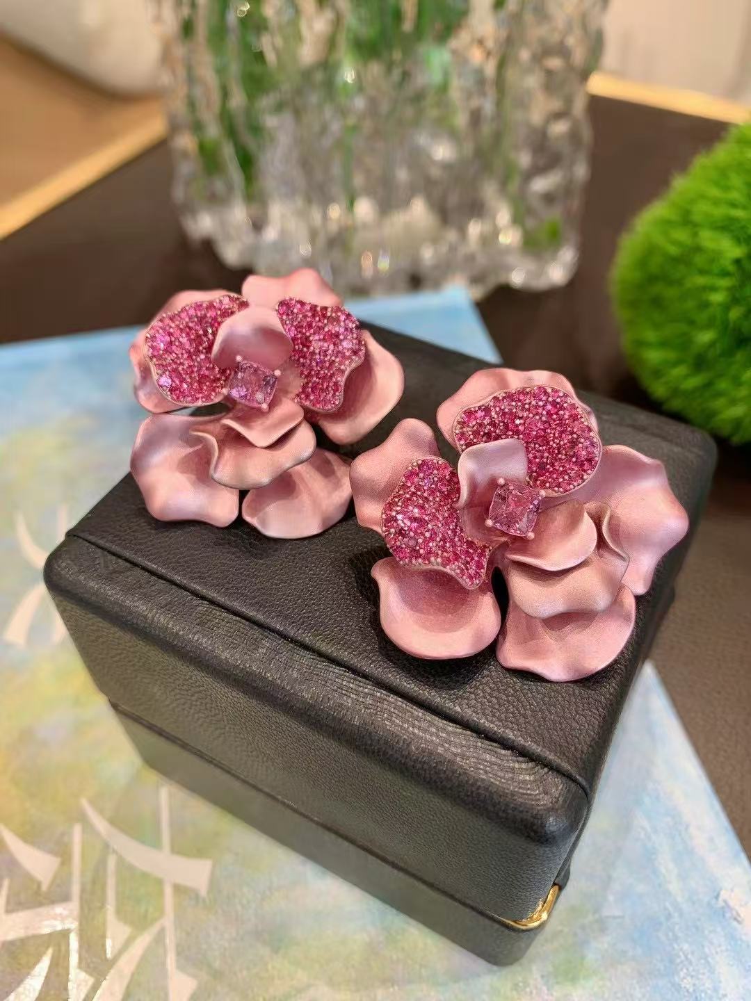 Jewelry  aluminum Earrings  set spinel Earrings