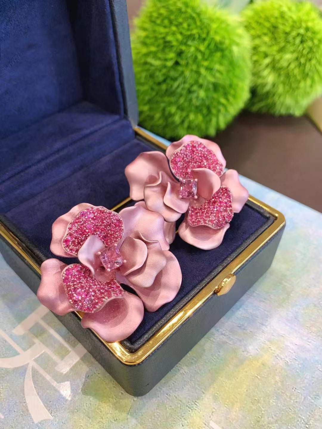 Jewelry  aluminum Earrings  set spinel Earrings