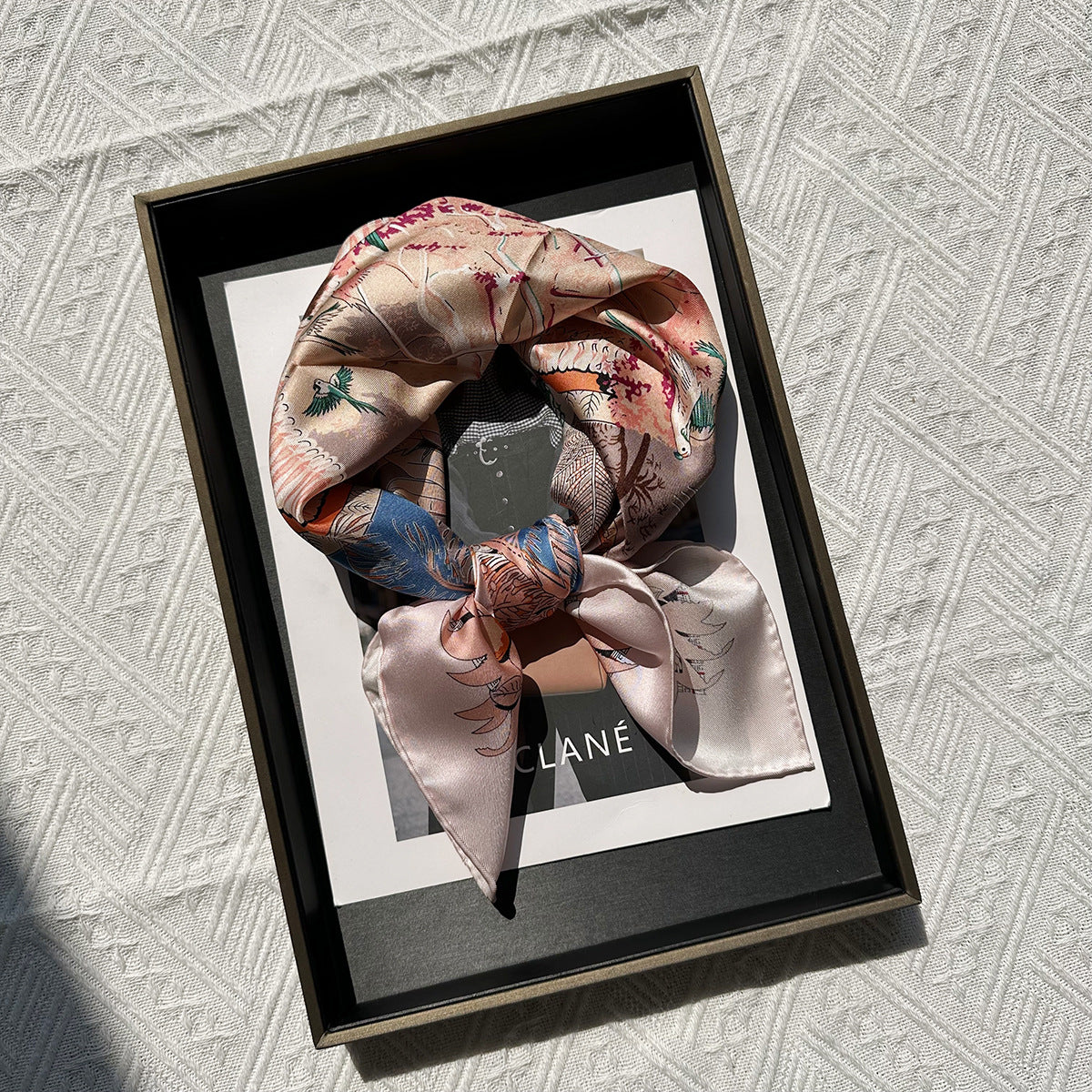 100% silk scarf for women in summer